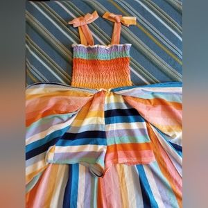 Girls shorts romper set, size 7